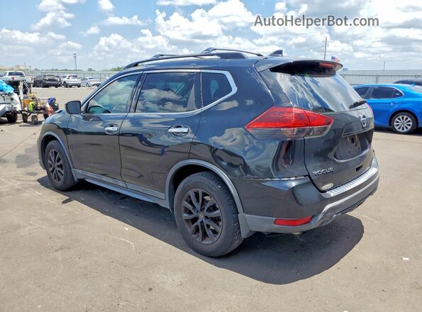 5N1AT2MT0JC775258 2018 NISSAN ROGUE Black უკანა მარცხენა