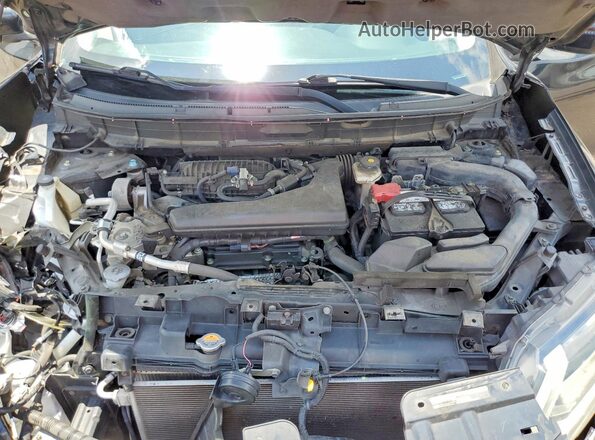 5N1AT2MT0JC775258 2018 NISSAN ROGUE Black ძრავის განყოფილების ხედი