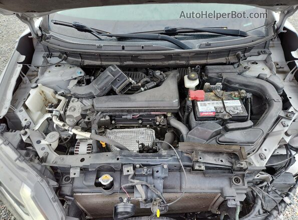 5N1AT2MT0JC811000 2018 NISSAN ROGUE Silver Widok komory silnika