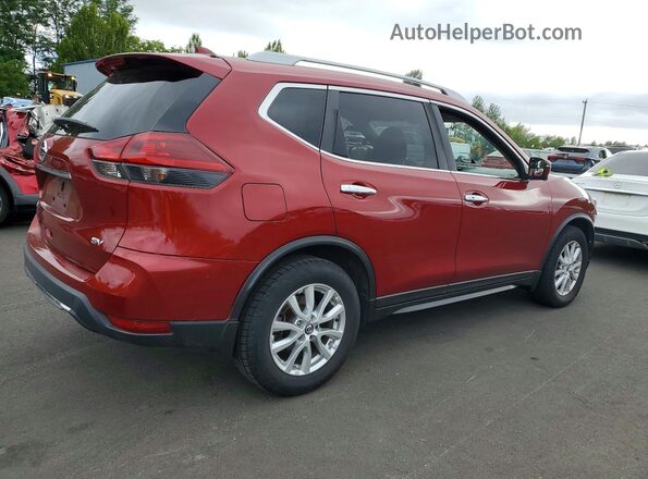 5N1AT2MT0JC823583 2018 NISSAN ROGUE Red Задня права чверть