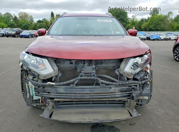 5N1AT2MT0JC823583 2018 NISSAN ROGUE Red Вид спереду