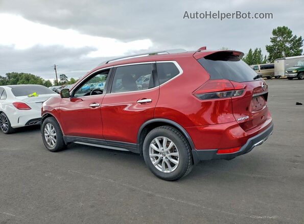 5N1AT2MT0JC823583 2018 NISSAN ROGUE Red Задня ліва чверть