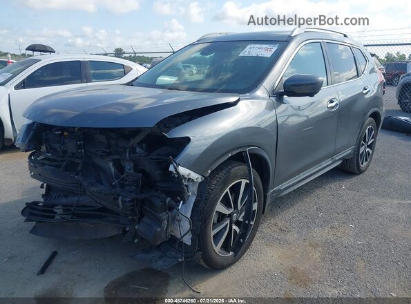 5N1AT2MT0KC716535 2019 NISSAN ROGUE Gray Vista tres cuartos delantera izquierda