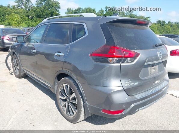 5N1AT2MT0KC716535 2019 NISSAN ROGUE Gray Trasero izquierdo