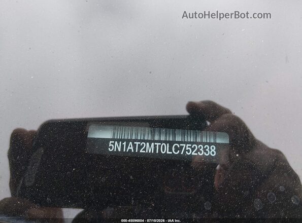 5N1AT2MT0LC752338 2020 NISSAN ROGUE Синий Вид подкапотного пространства