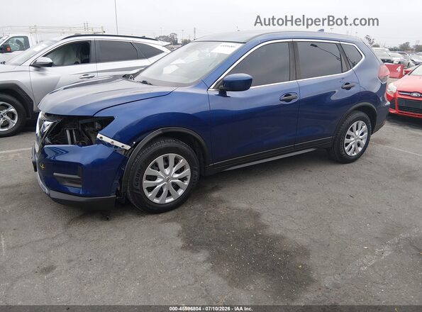 5N1AT2MT0LC752338 2020 NISSAN ROGUE Синий Передняя левая четверть