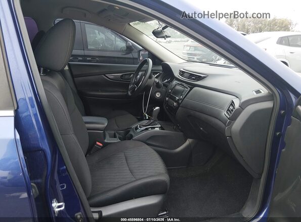 5N1AT2MT0LC752338 2020 NISSAN ROGUE Синий Вид салона спереди