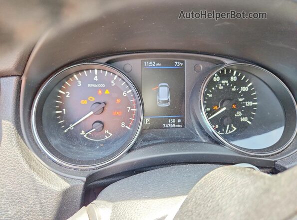 5N1AT2MT0LC756857 2020 NISSAN ROGUE Серый Вид щитка приборов