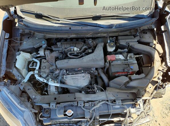 5N1AT2MT1GC760583 2016 NISSAN ROGUE Gray Engine compartment view