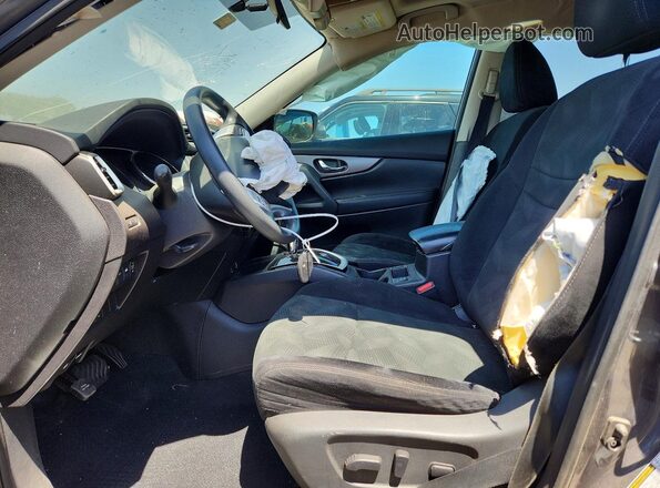 5N1AT2MT1GC760583 2016 NISSAN ROGUE Gray Front interior view
