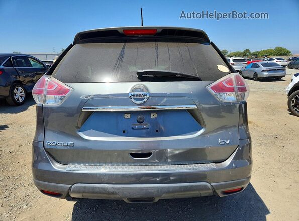 5N1AT2MT1GC760583 2016 NISSAN ROGUE Gray Rear view