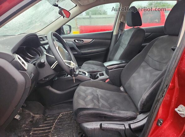 5N1AT2MT1GC824895 2016 NISSAN ROGUE Red Widok wnętrza z przodu