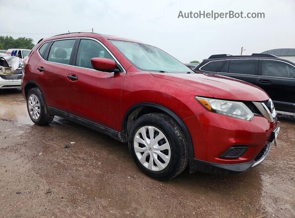 5N1AT2MT1GC824895 2016 NISSAN ROGUE Red Przód prawy