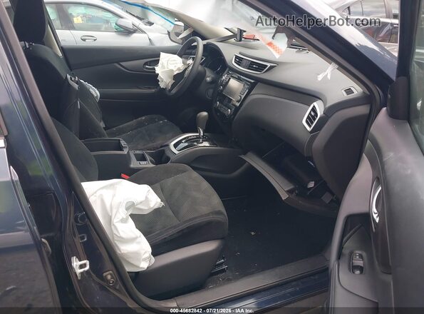 5N1AT2MT1GC847139 2016 NISSAN ROGUE Синий Вид салона спереди