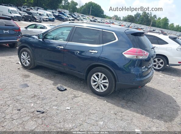5N1AT2MT1GC847139 2016 NISSAN ROGUE Синий Задняя левая четверть