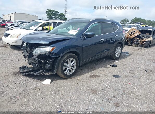 5N1AT2MT1GC847139 2016 NISSAN ROGUE Синий Передняя левая четверть