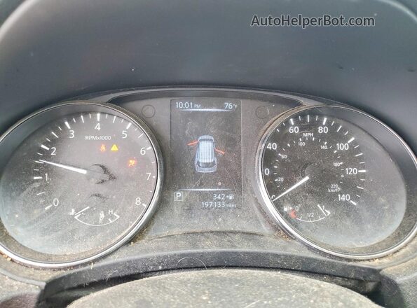 5N1AT2MT1HC730811 2017 NISSAN ROGUE White ხელსაწყოთა პანელის ხედი
