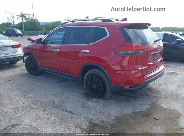 5N1AT2MT1HC804602 2017 NISSAN ROGUE Red Trasero izquierdo