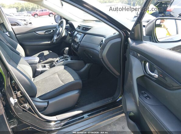 5N1AT2MT1JC714310 2018 NISSAN ROGUE Black Widok wnętrza z przodu