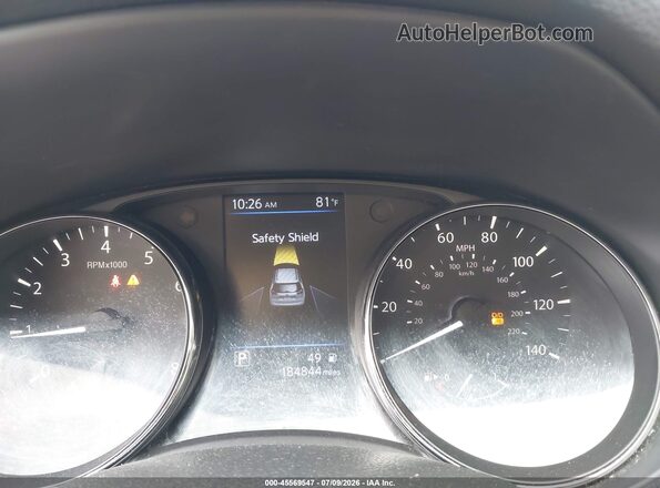 5N1AT2MT1JC720351 2018 NISSAN ROGUE Black Widok tylnych siedzeń