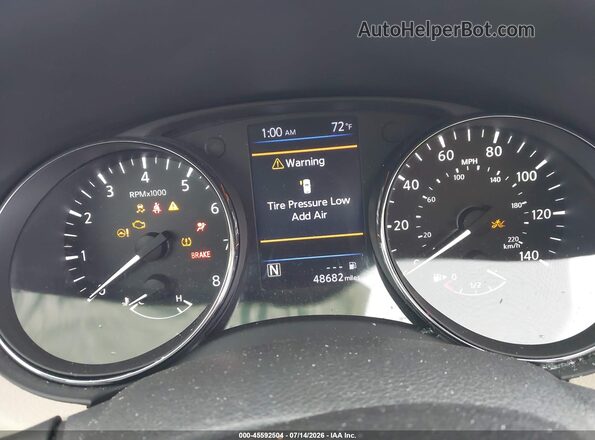 5N1AT2MT1JC806744 2018 NISSAN ROGUE White Հետևի նստատեղերի տեսք