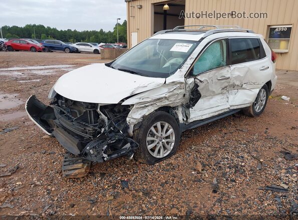 5N1AT2MT1JC806744 2018 NISSAN ROGUE White Առջևի ձախ երեք քառորդ տեսարան