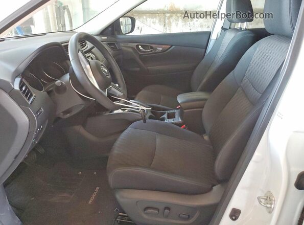 5N1AT2MT1KC704166 2019 NISSAN ROGUE White Vista interior delantera