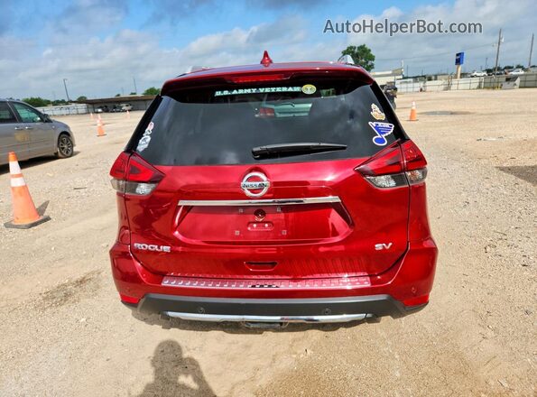 5N1AT2MT1KC774301 2019 NISSAN ROGUE Burgundy Հետևի տեսք