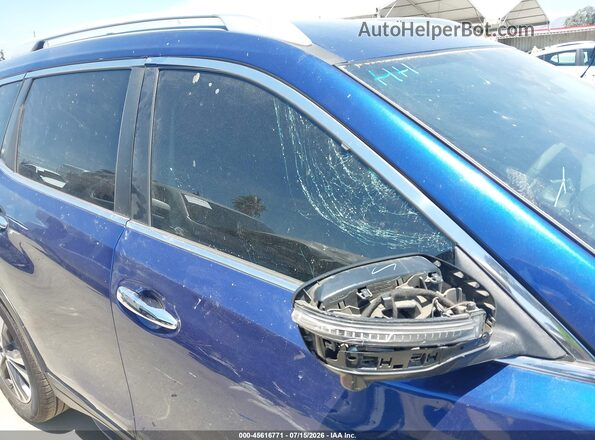 5N1AT2MT1KC788845 2019 NISSAN ROGUE Blue Widok z przodu