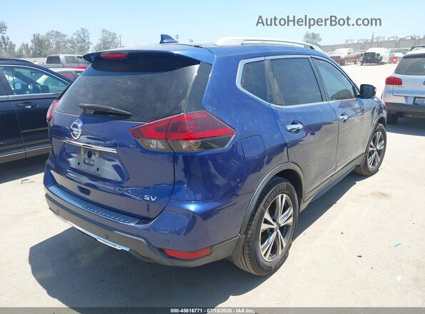 5N1AT2MT1KC788845 2019 NISSAN ROGUE Blue Tył prawy