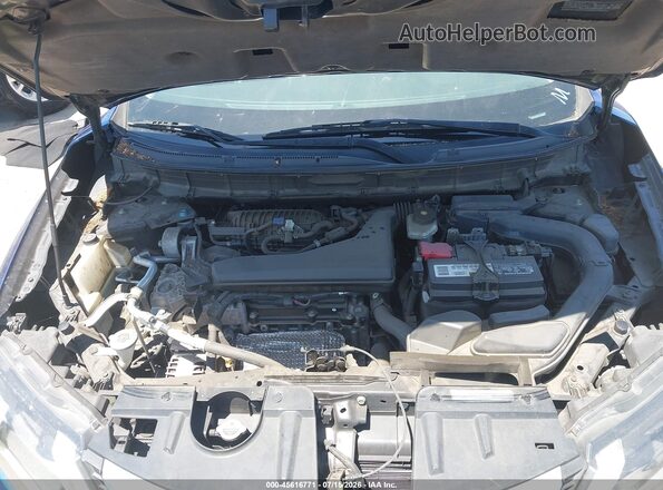 5N1AT2MT1KC788845 2019 NISSAN ROGUE Blue Widok z tyłu