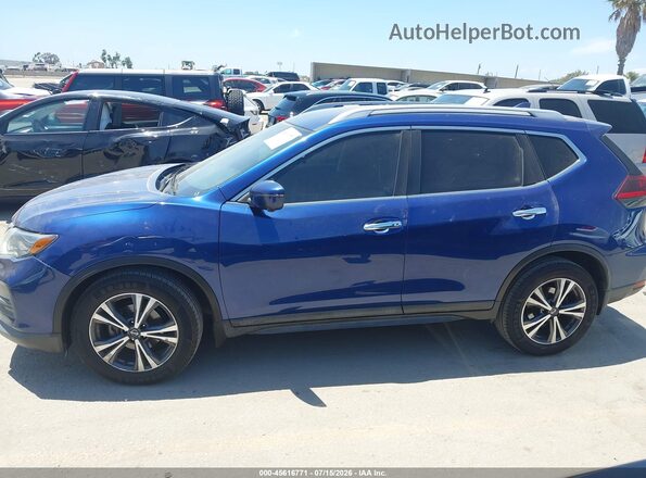 5N1AT2MT1KC788845 2019 NISSAN ROGUE Blue Widok wnętrza 360 stopni