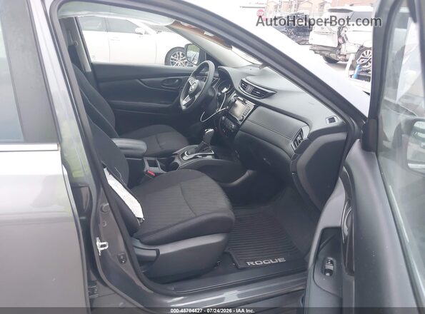 5N1AT2MT1KC823528 2019 NISSAN ROGUE Gray წინა სალონის ხედი
