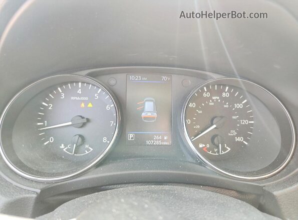 5N1AT2MT1LC731353 2020 NISSAN ROGUE Charcoal Instrument cluster view