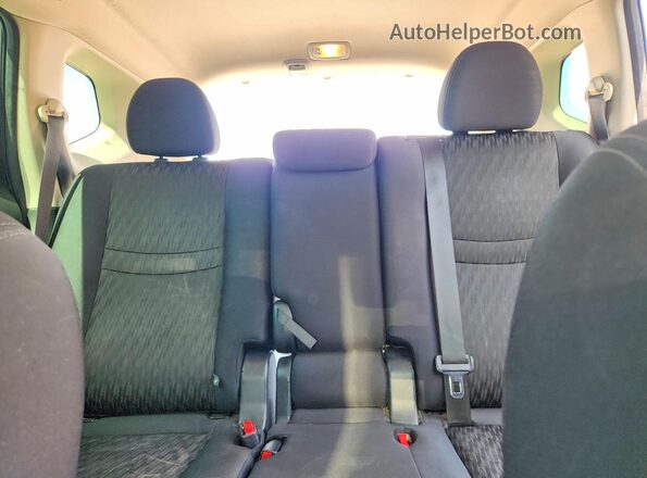 5N1AT2MT1LC731353 2020 NISSAN ROGUE Charcoal Rear seats view