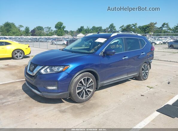 5N1AT2MT1LC772291 2020 NISSAN ROGUE Blue Առջևի ձախ երեք քառորդ տեսարան