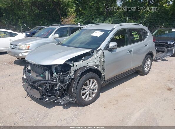 5N1AT2MT1LC797563 2020 NISSAN ROGUE Silver Առջևի ձախ երեք քառորդ տեսարան