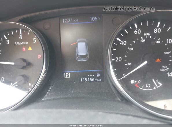 5N1AT2MT1LC797563 2020 NISSAN ROGUE Silver Հետևի նստատեղերի տեսք