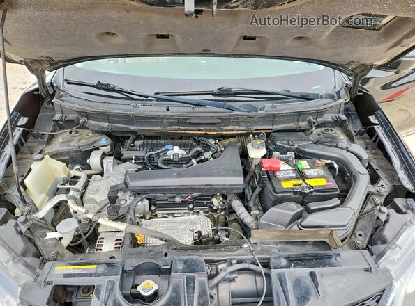 5N1AT2MT2GC763069 2016 NISSAN ROGUE Black Engine compartment view