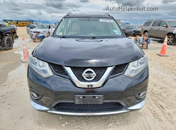 5N1AT2MT2GC763069 2016 NISSAN ROGUE Black Front view