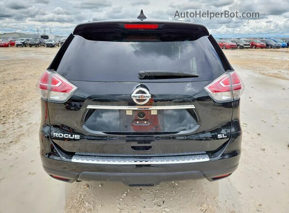 5N1AT2MT2GC763069 2016 NISSAN ROGUE Black Rear view