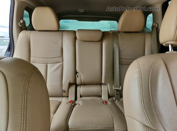 5N1AT2MT2GC763069 2016 NISSAN ROGUE Black Rear seats view