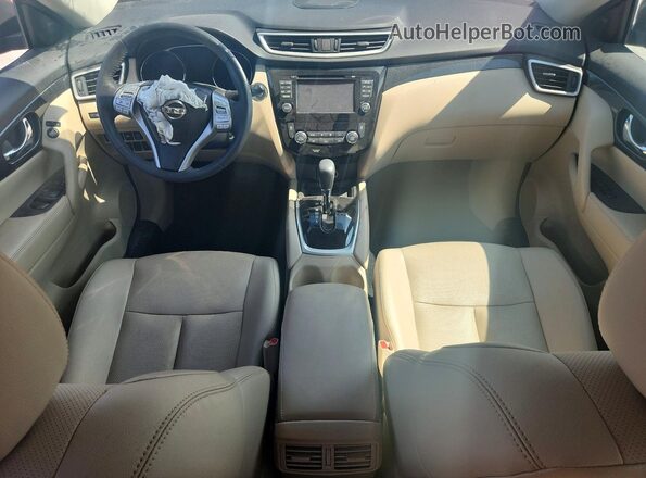 5N1AT2MT2GC776114 2016 NISSAN ROGUE Красный Вид панели приборов
