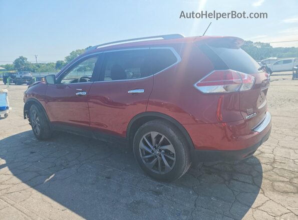 5N1AT2MT2GC776114 2016 NISSAN ROGUE Красный Задняя левая четверть