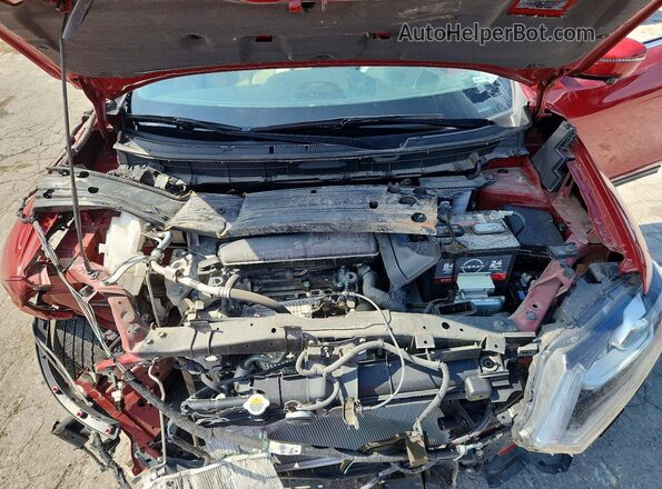 5N1AT2MT2GC776114 2016 NISSAN ROGUE Красный Вид подкапотного пространства
