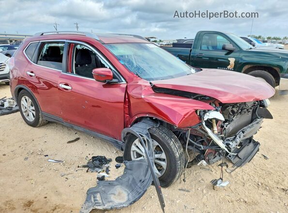 5N1AT2MT2GC797187 2016 NISSAN ROGUE Maroon Front right