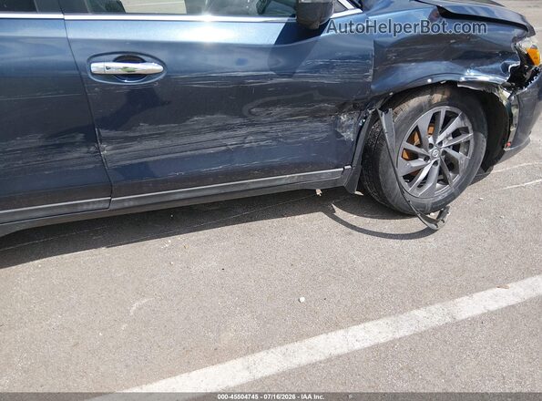 5N1AT2MT2GC896284 2016 NISSAN ROGUE Синий Вид задней части салона