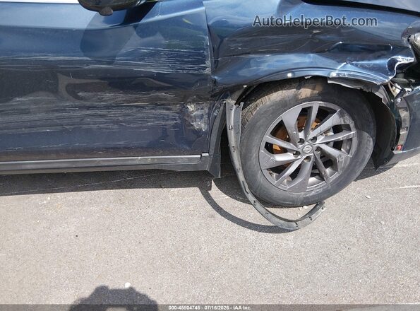 5N1AT2MT2GC896284 2016 NISSAN ROGUE Синий Панорамный вид салона 360°