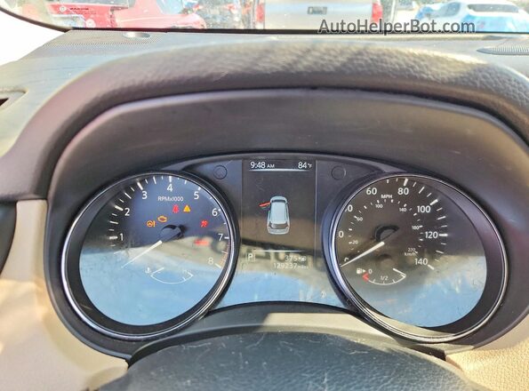 5N1AT2MT2HC749514 2017 NISSAN ROGUE Charcoal Вид щитка приладів