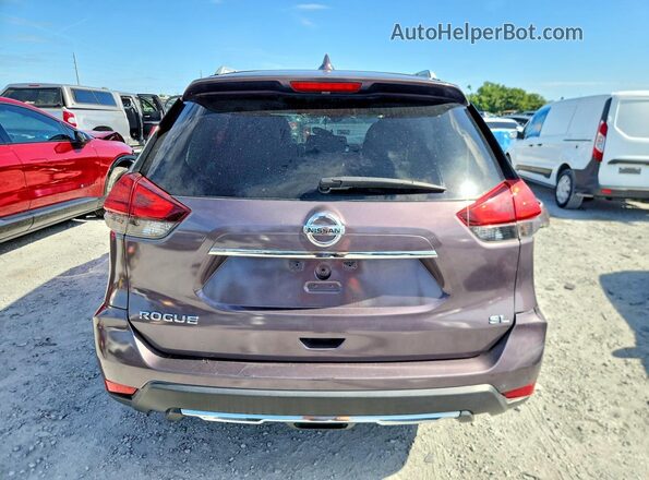 5N1AT2MT2HC749514 2017 NISSAN ROGUE Charcoal Вид ззаду